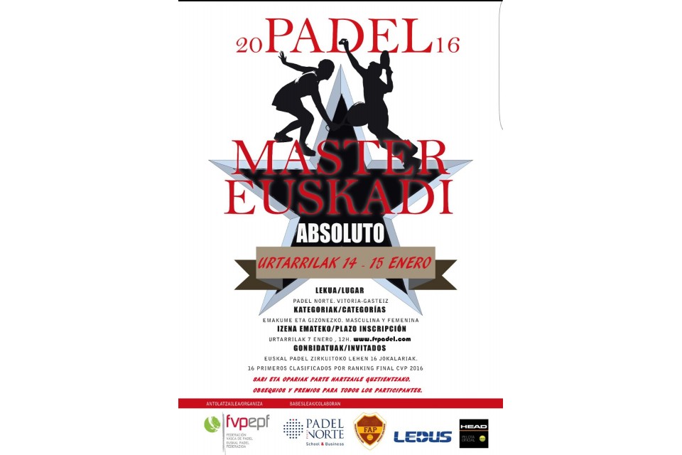 VIRAL EN EL MASTER ABSOLUTO DE EUSKADI 2016